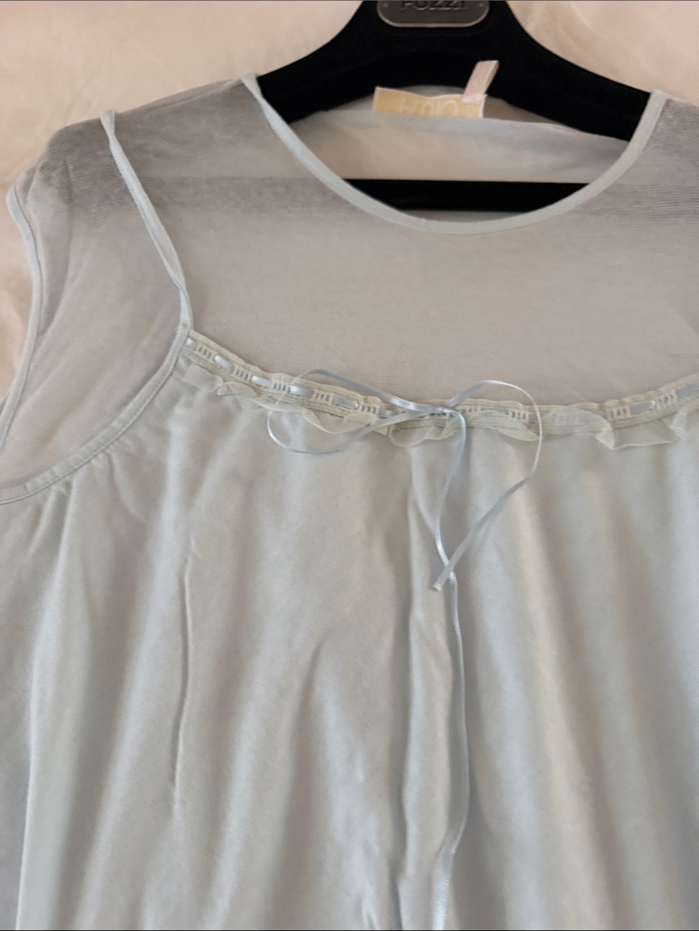 NWOT  Pluto Light Blue Women's Nightgown size 40(6-8)